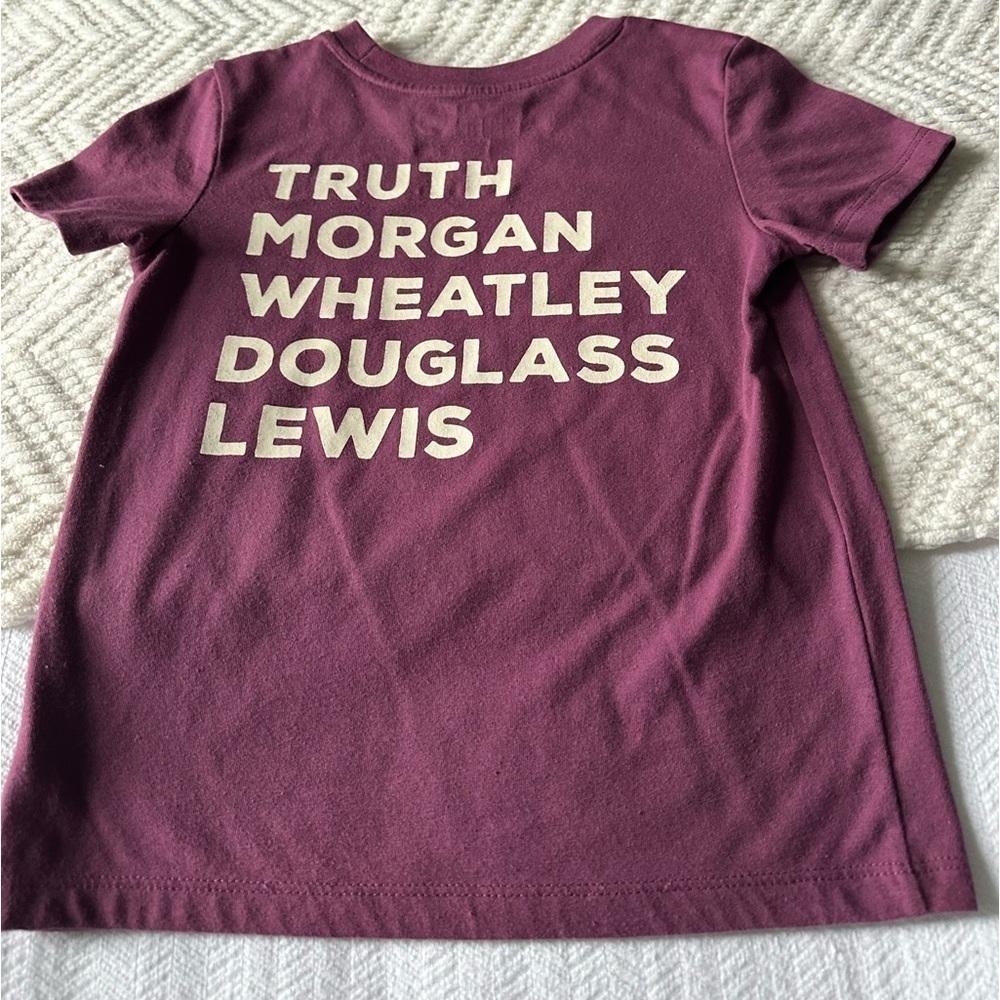 Target Black History Month Burgundy Toddler Tee Size 4T
